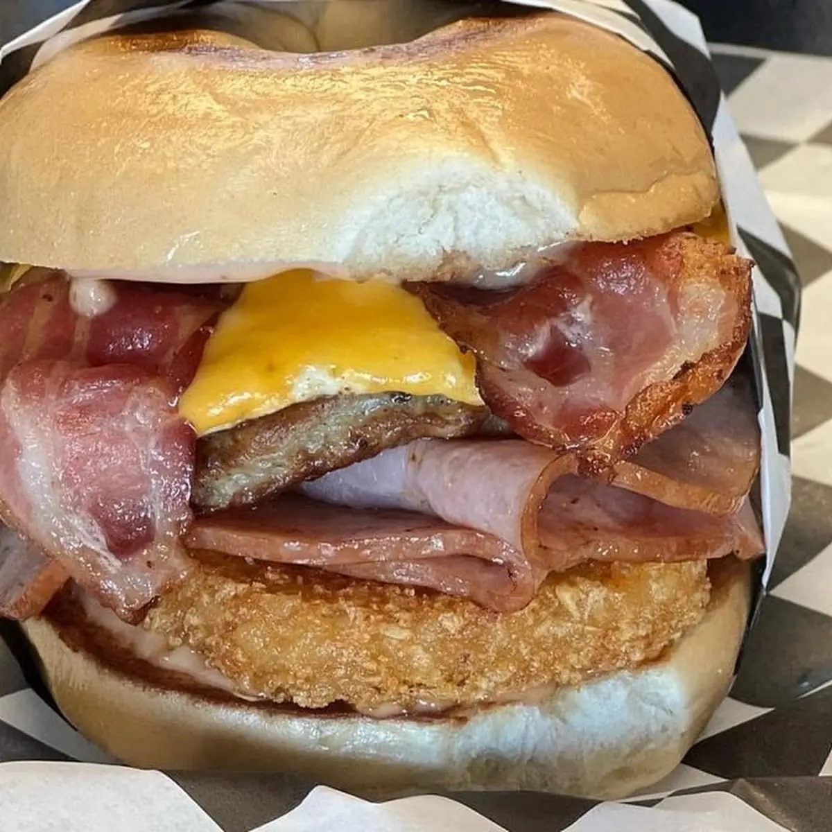 Big Bad Breakfast Sandwich - Huge