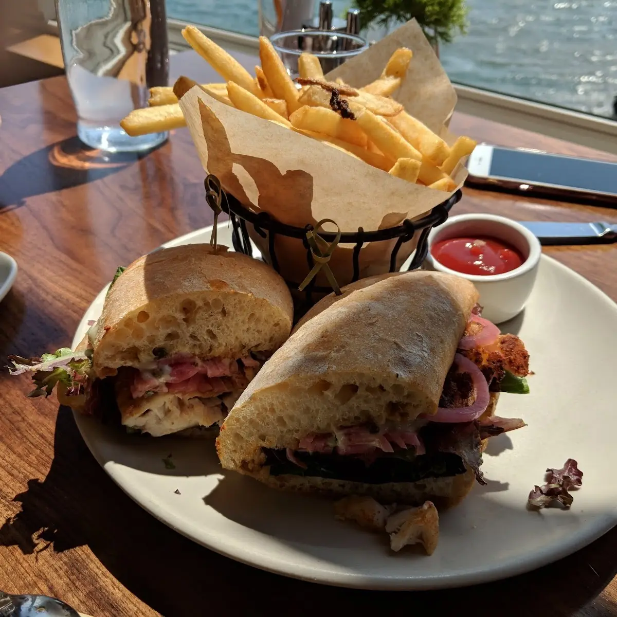Grilled Flat Iron Steak Sandwich