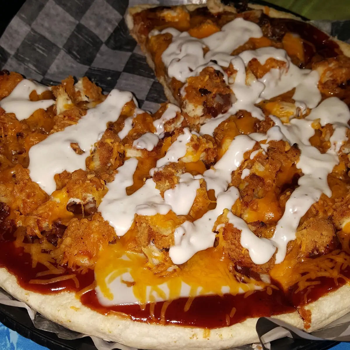 Chicken Bacon Ranch Pizza