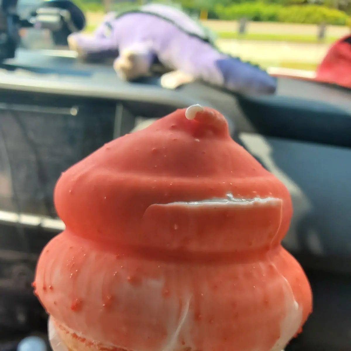 Small Cherry Dipped Cone