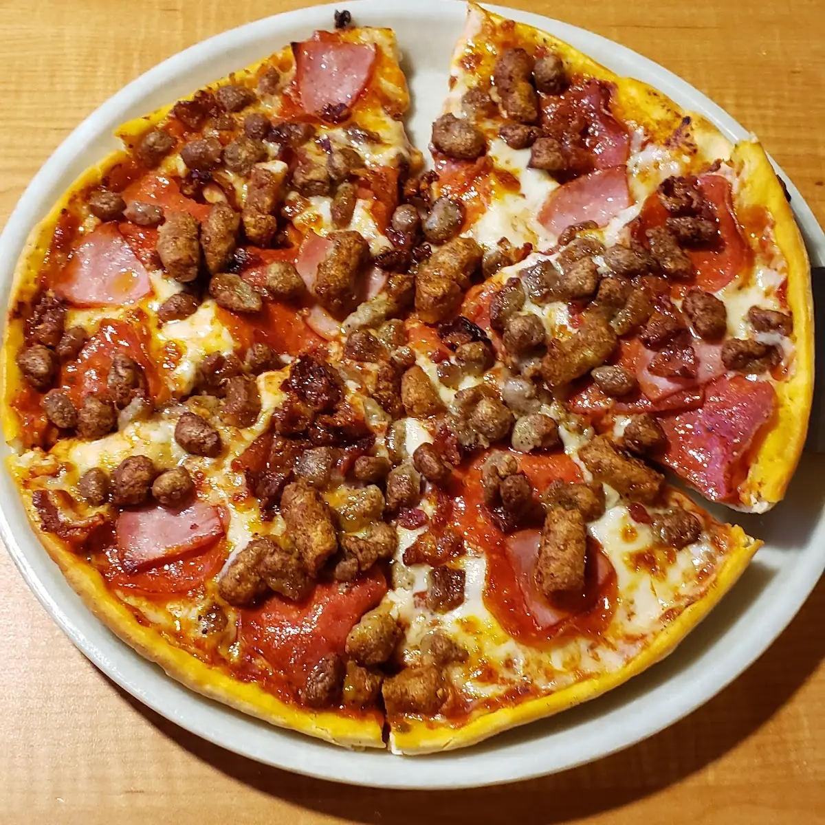 3 Meat Pizza