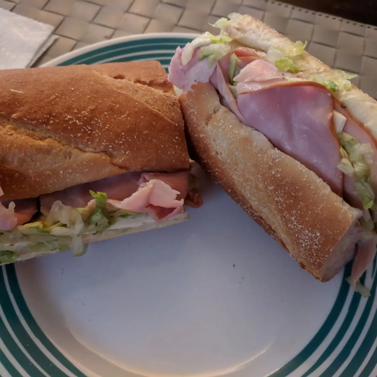 Ham & Cheese Half