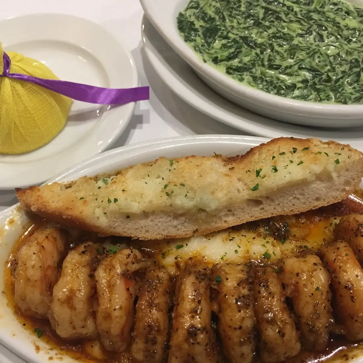 BBQ Shrimp with Mashed Potatoes