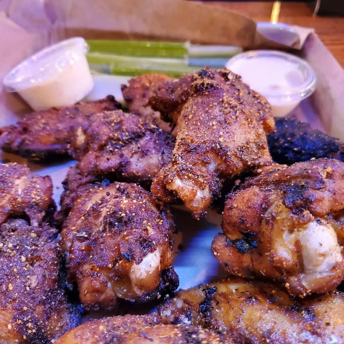 Cajun Dry Rub Chicken Wings