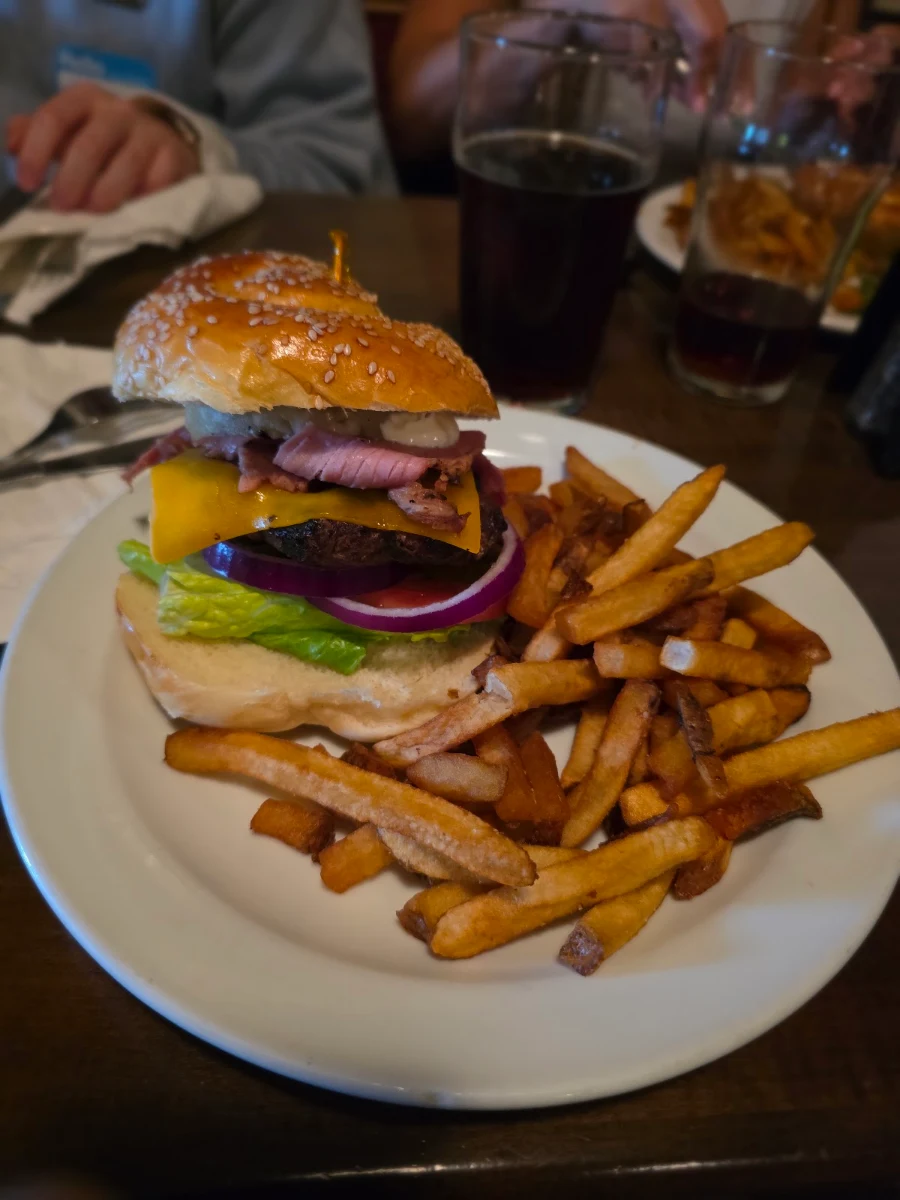 Burger and Fries