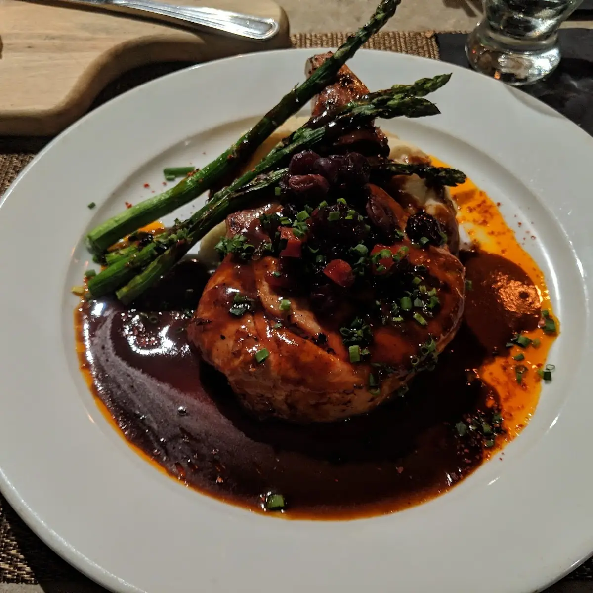 Brined and Grilled Pork Chop