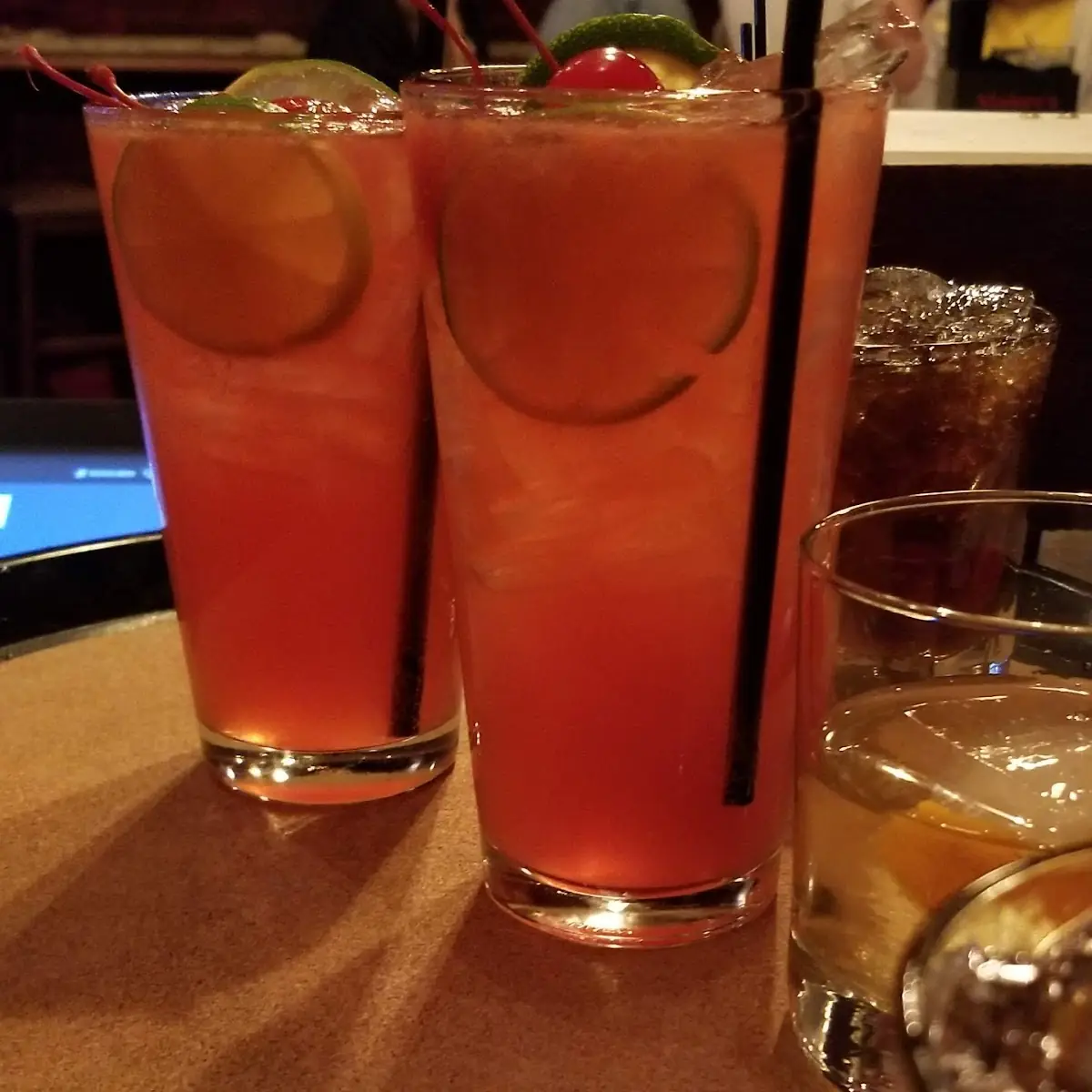 Bourbon Cherry Limeade