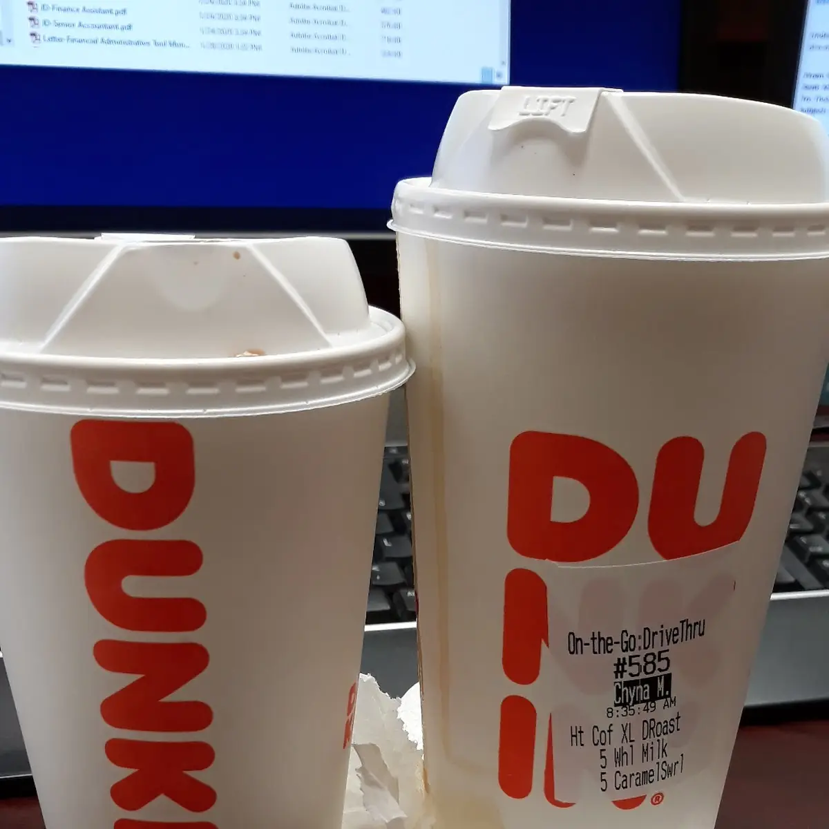 Caramel Macchiato & Caramel Dark Roast