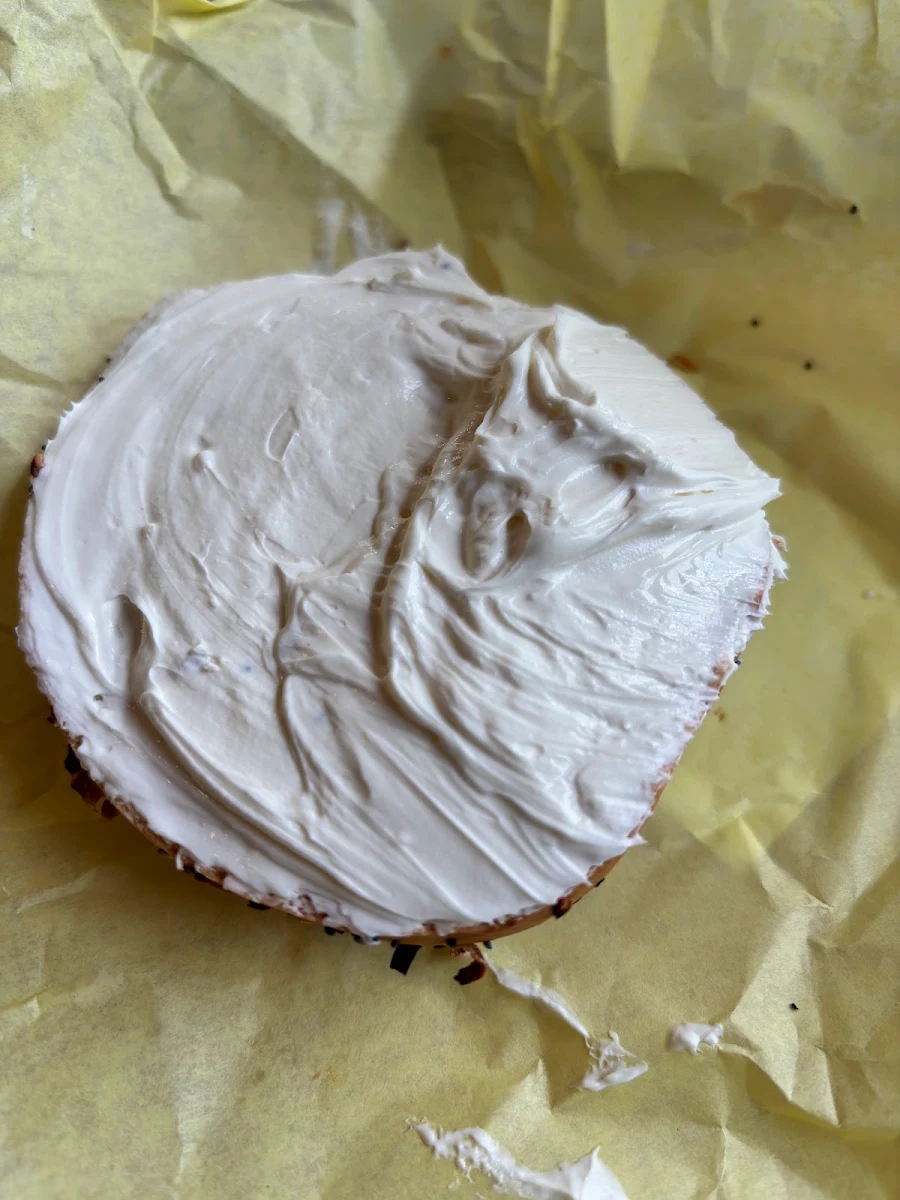 Everything Bagel with Cream Cheese