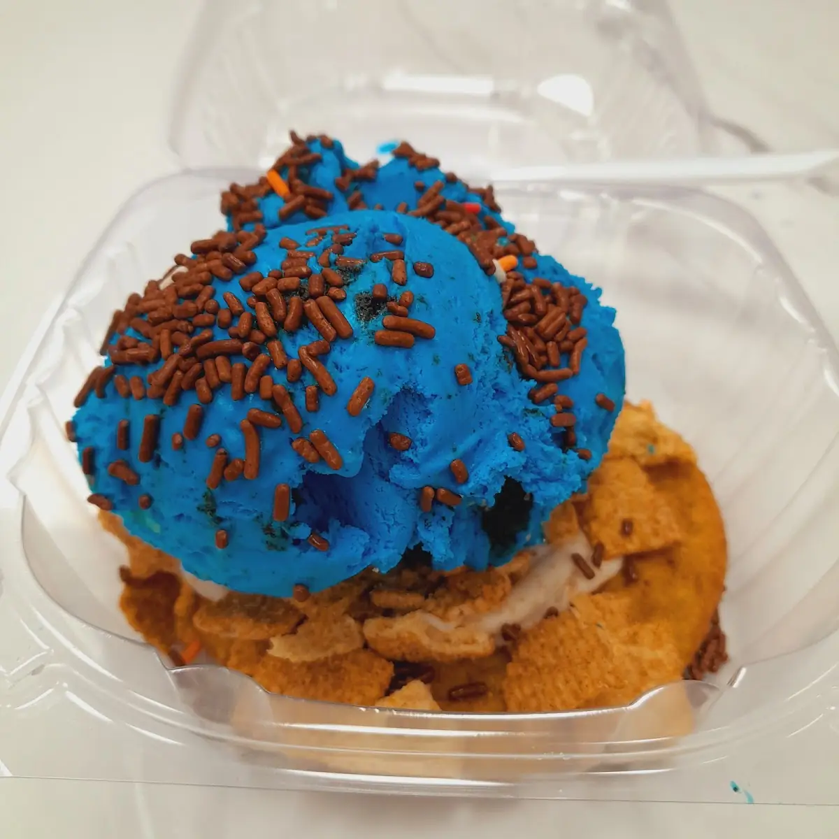 Cookie Monster Cheesecake