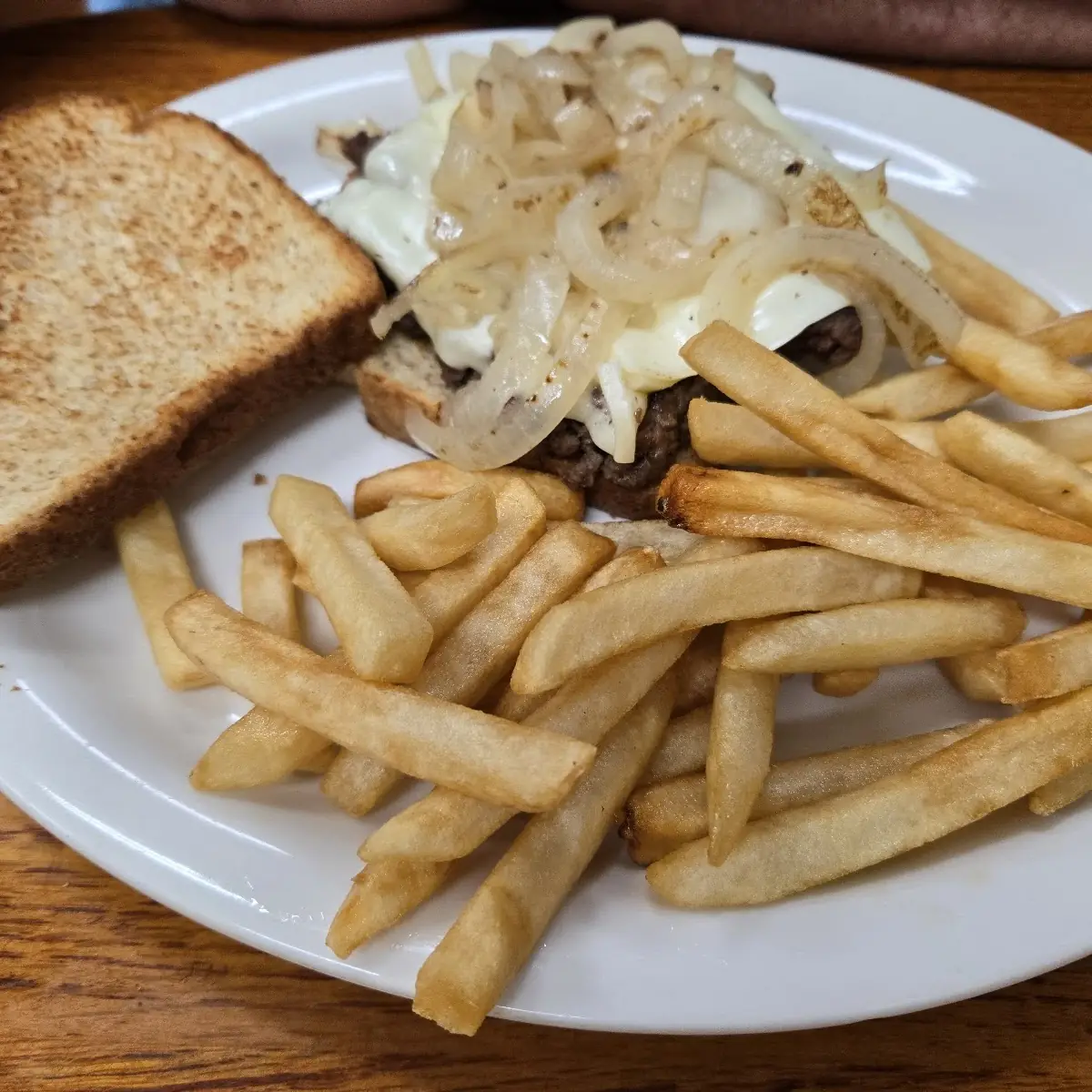 Patty Melt with Fries