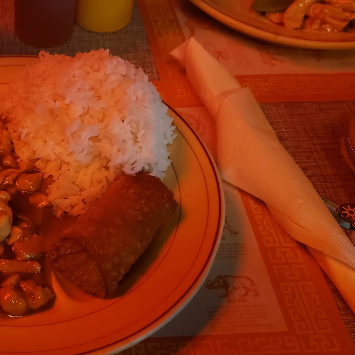 Princess Chicken with White Rice
