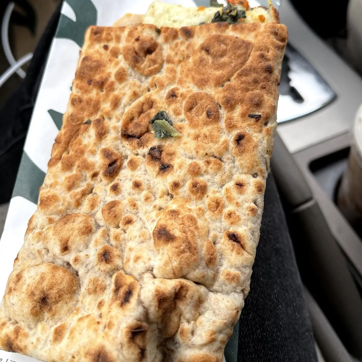 Spinach Feta & Egg White Wrap