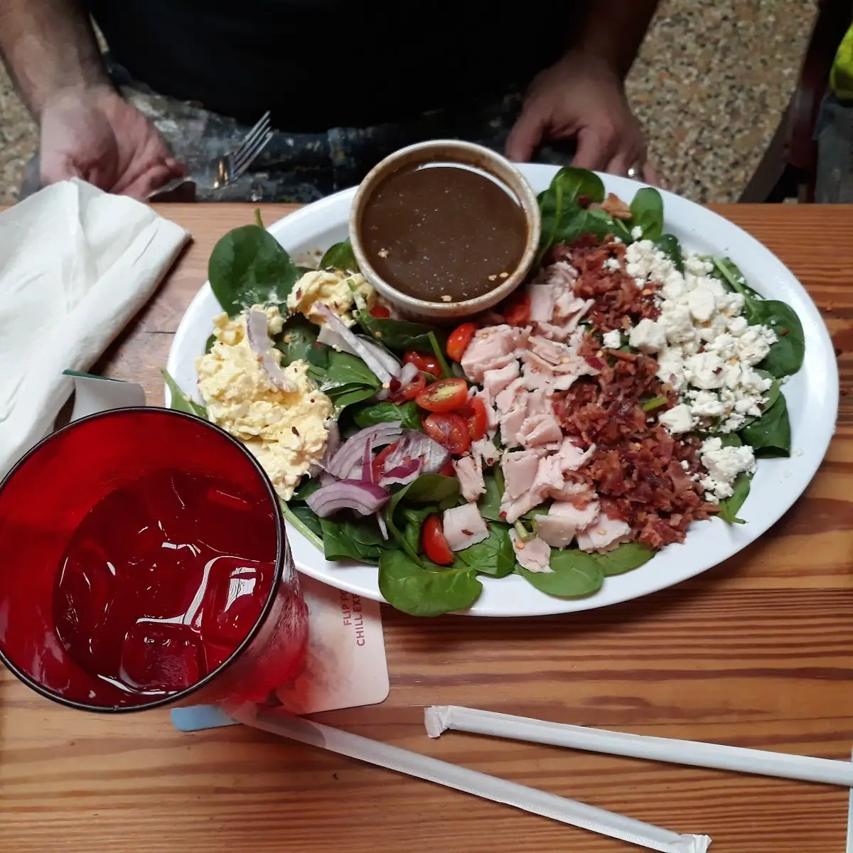Spinach Cobb Salad