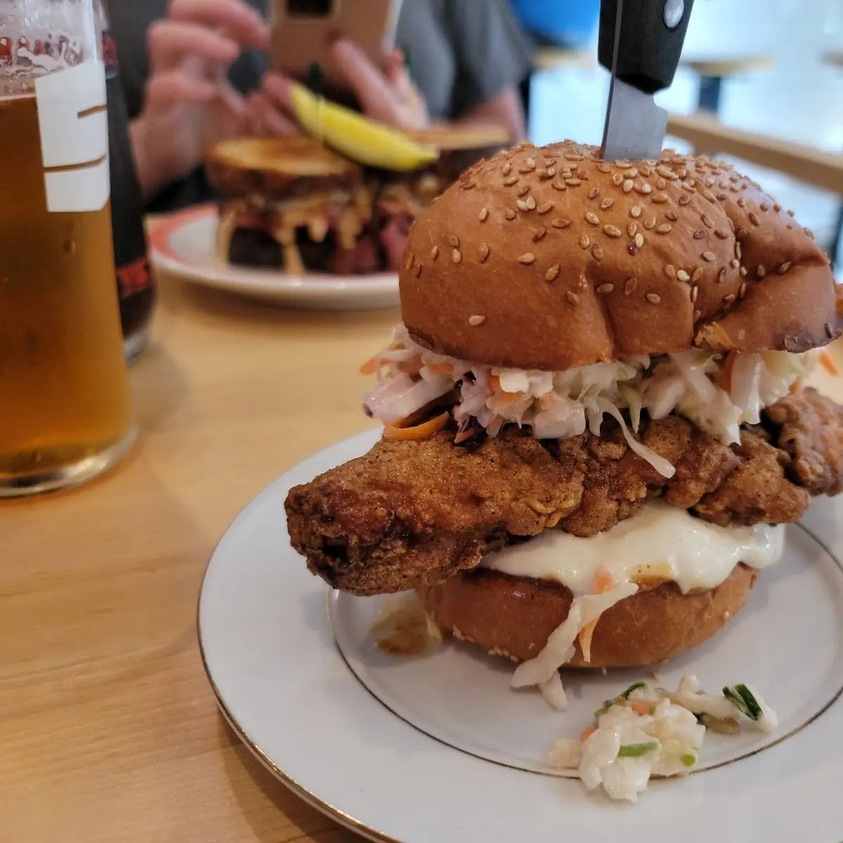 Fried Pork Chop Sandwich