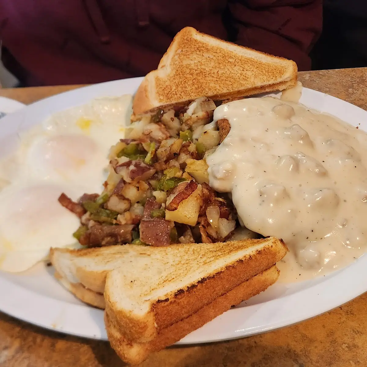 8 Oz Chicken Fried Steak & Eggs