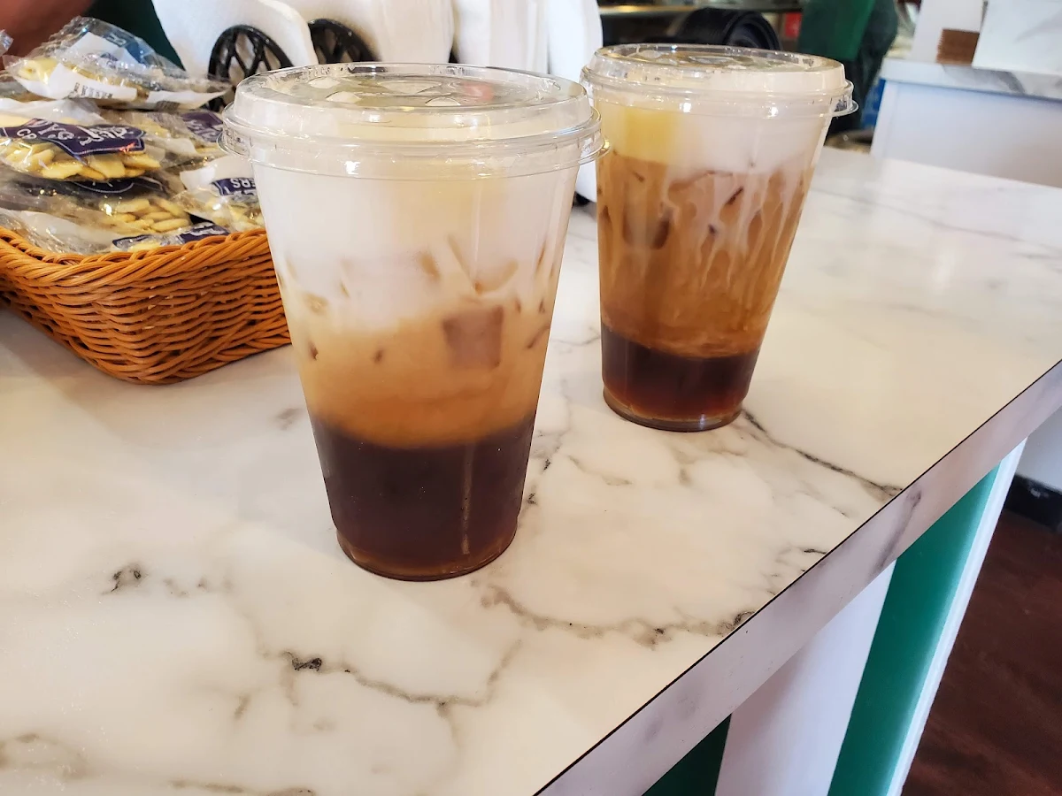 Iced Vanilla Cafe Au Lait