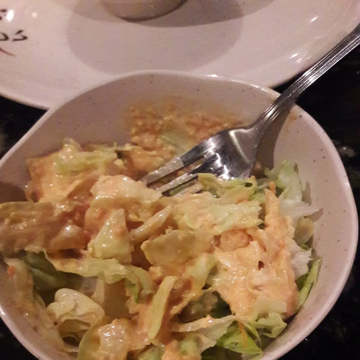 Salad with Ginger Dressing