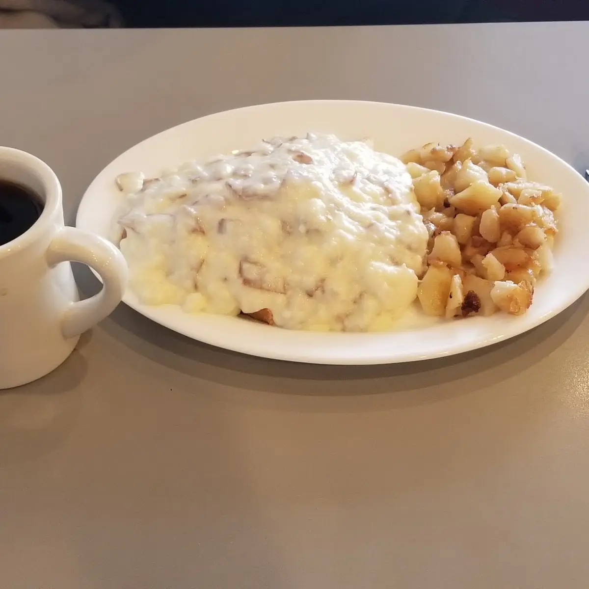 Sausage Gravy Biscuit