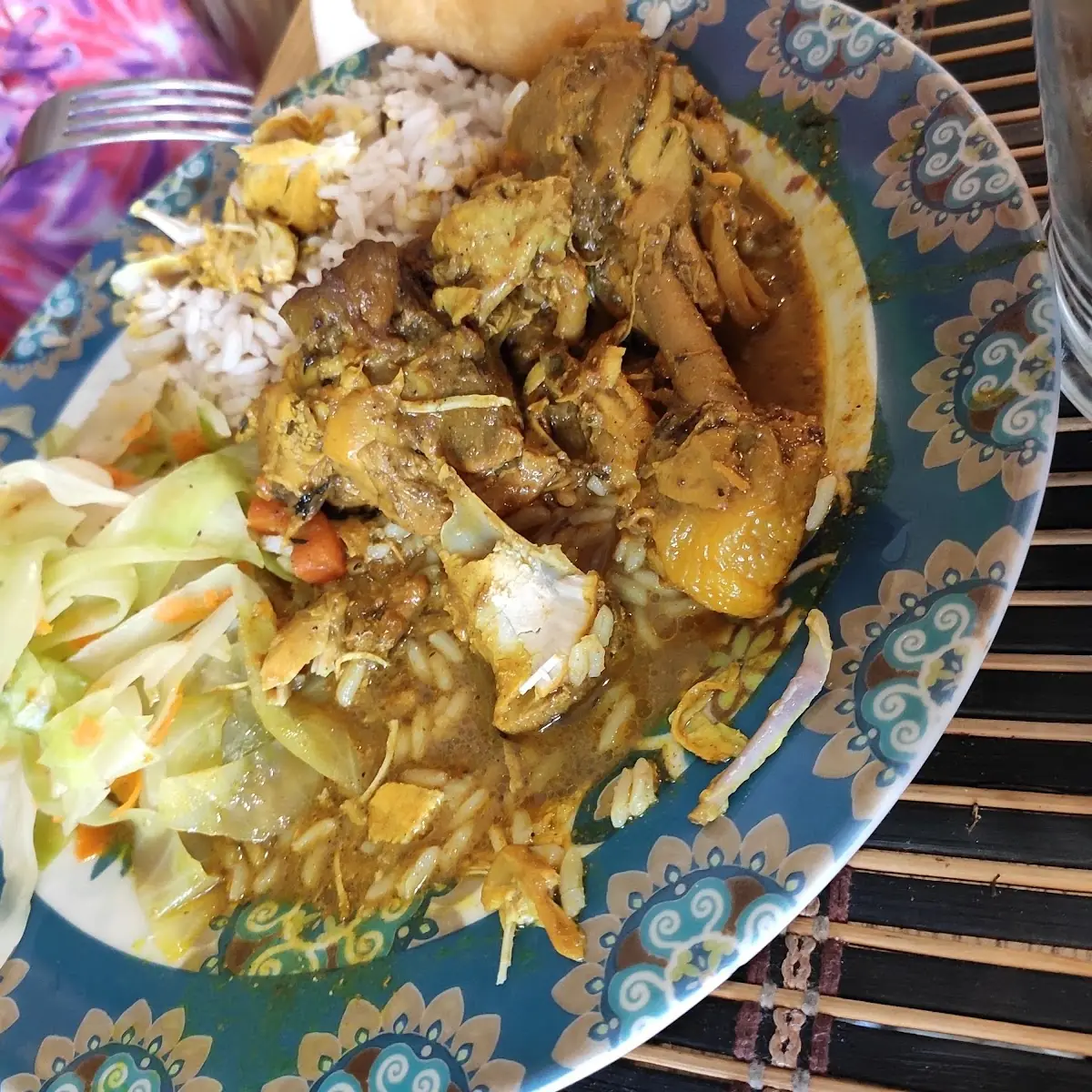 Curry Chicken Lunch Plate