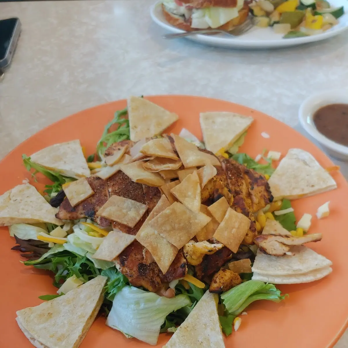 Cajun Chicken Quesadilla Salad
