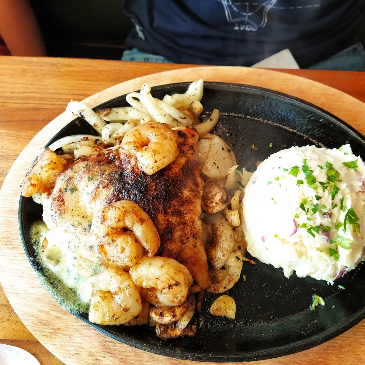 Shrimp 'N Parmesan Sirloin