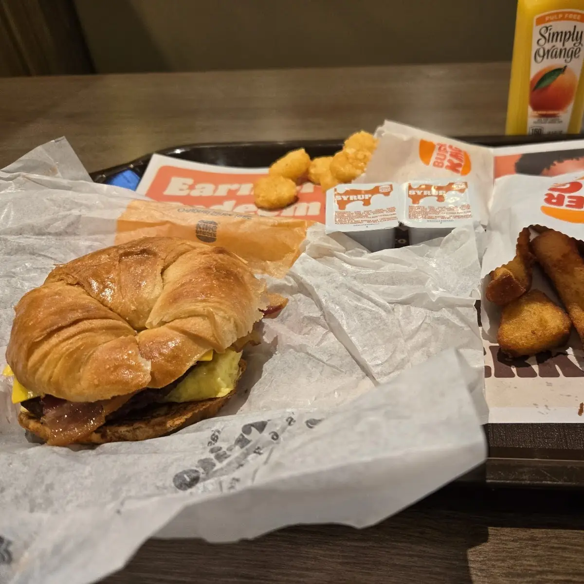 Bacon Sausage Egg & Cheese Croissan'Wich