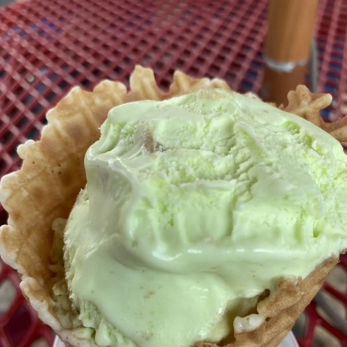 Key Lime Pie Waffle