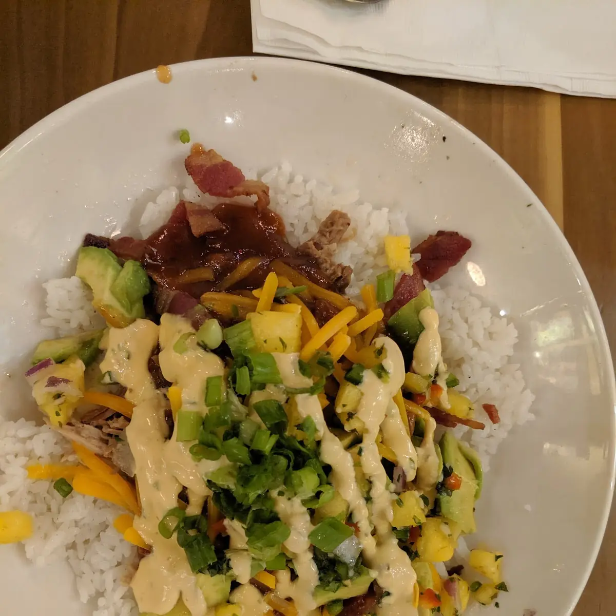 Guava BBQ Bacon Bowl