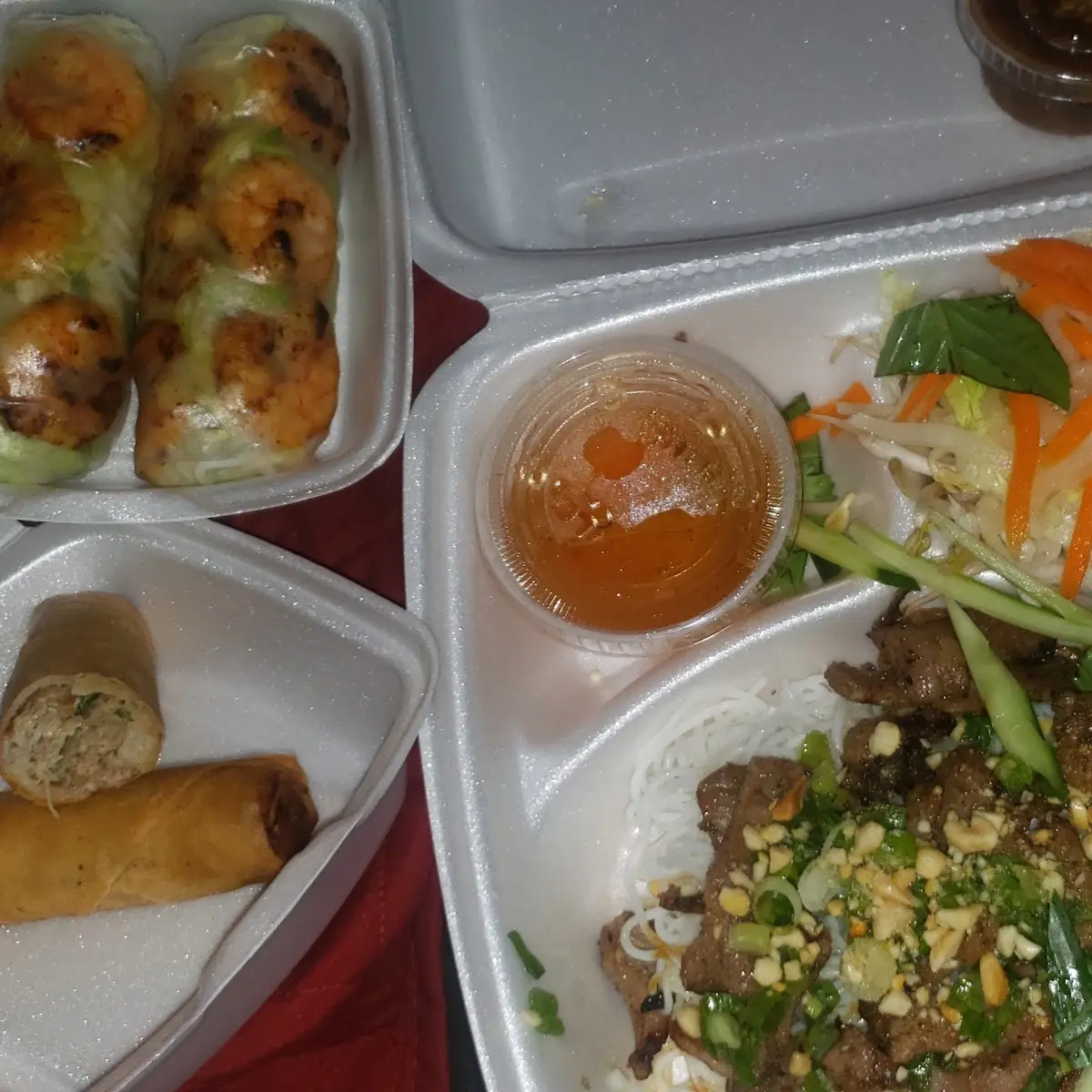 Spring Rolls with Shrimp Vermicelli with Pork