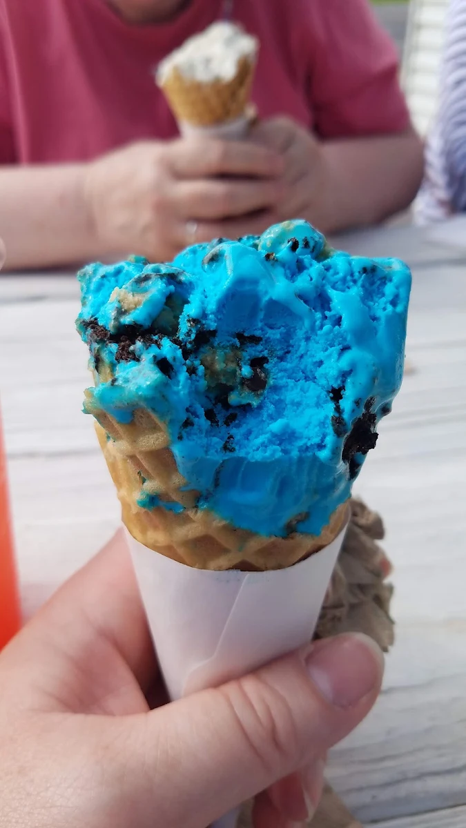 Cookie Monster Ice Cream Cone