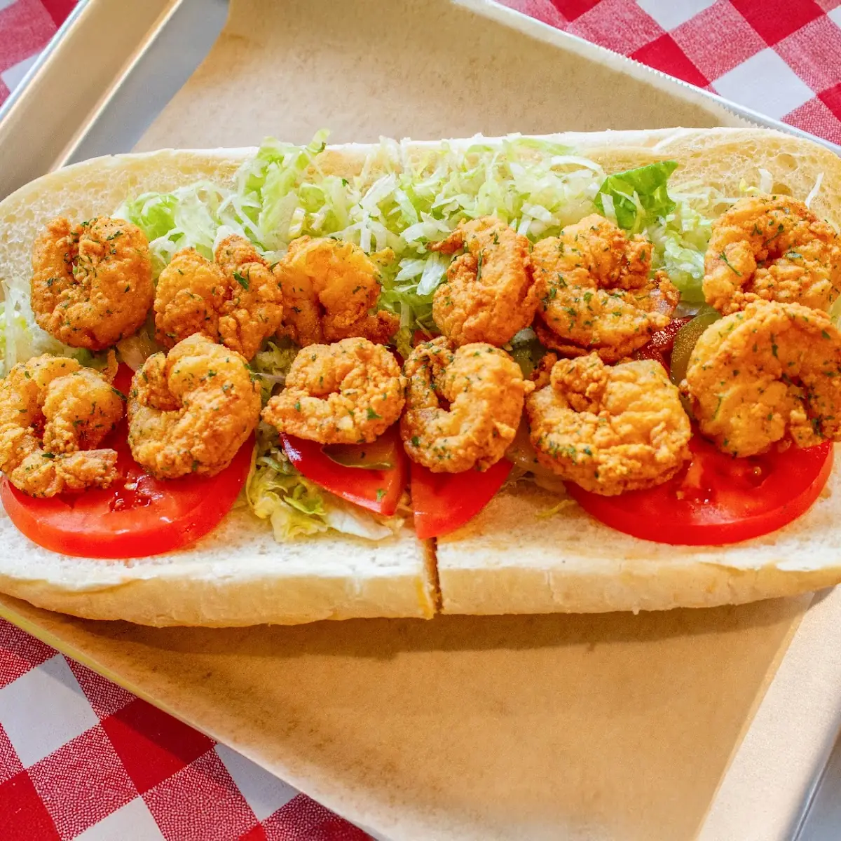 Crispy Louisiana Shrimp PO’Boy