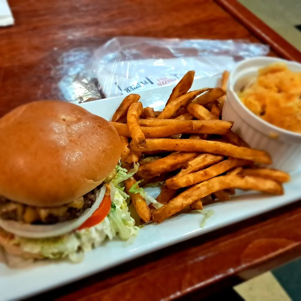 Turkey Burger & Fries