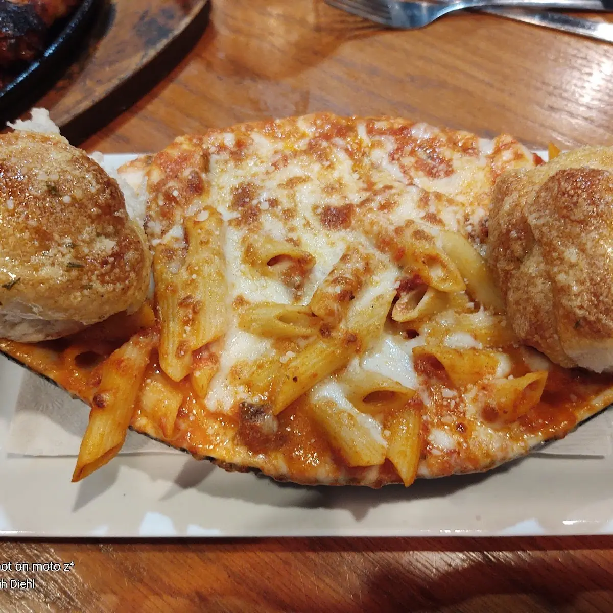 Baked Ziti and Garlic Knots