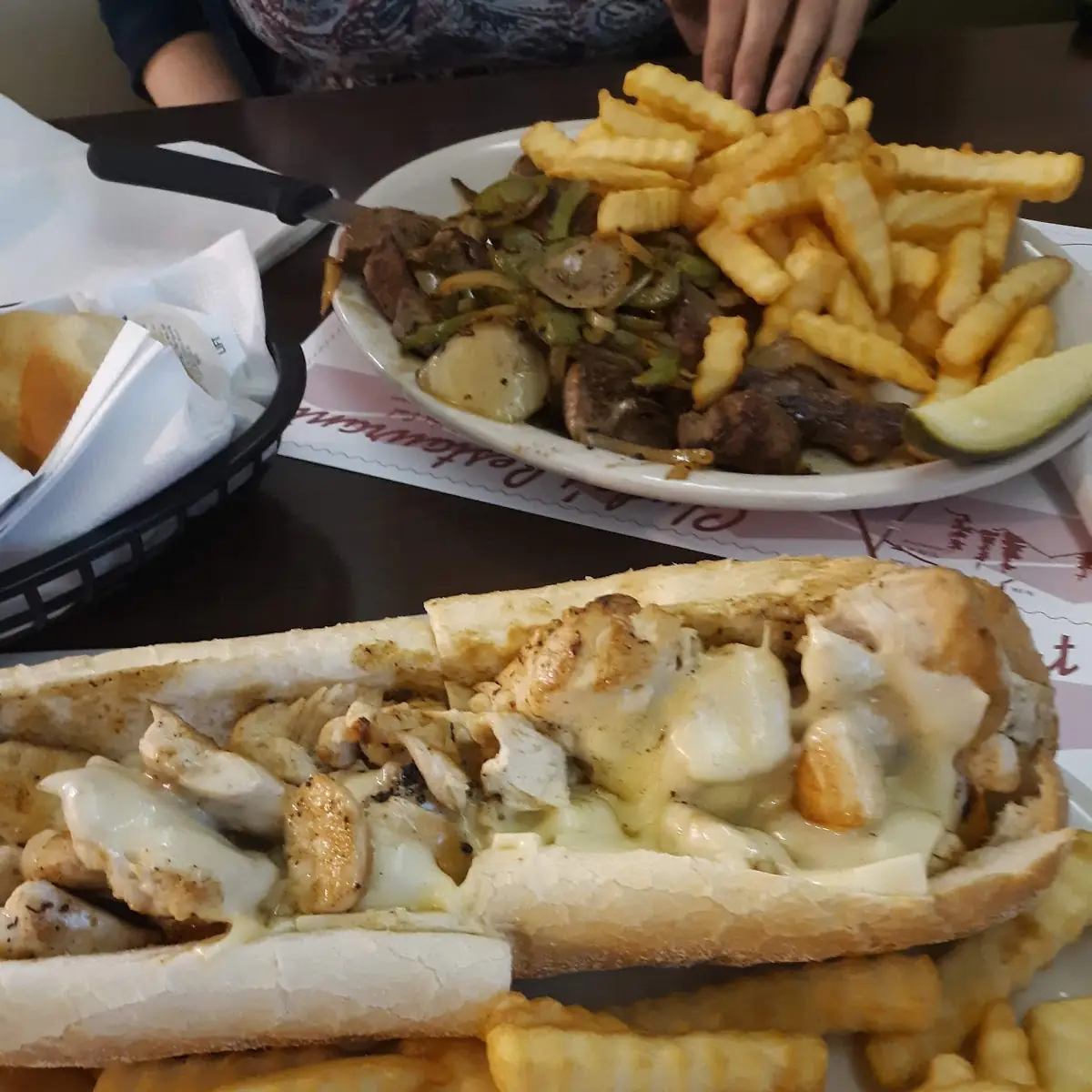 Best in Town Philly Cheese Steak Combo