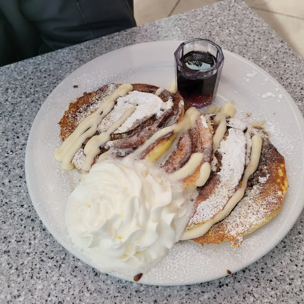Cinnamon Roll Pancakes