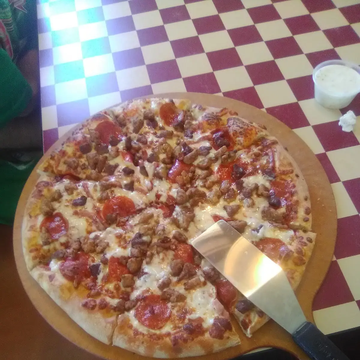 Hand Tossed Meat Lovers Pizza