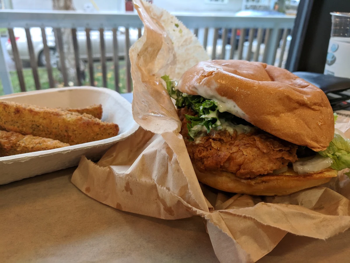 Nashville Hawt Chickpea Burger