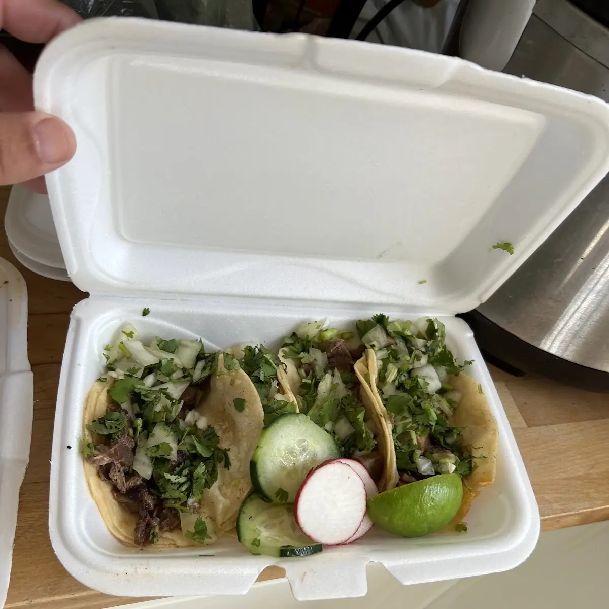 Tacos with Rice & Beans