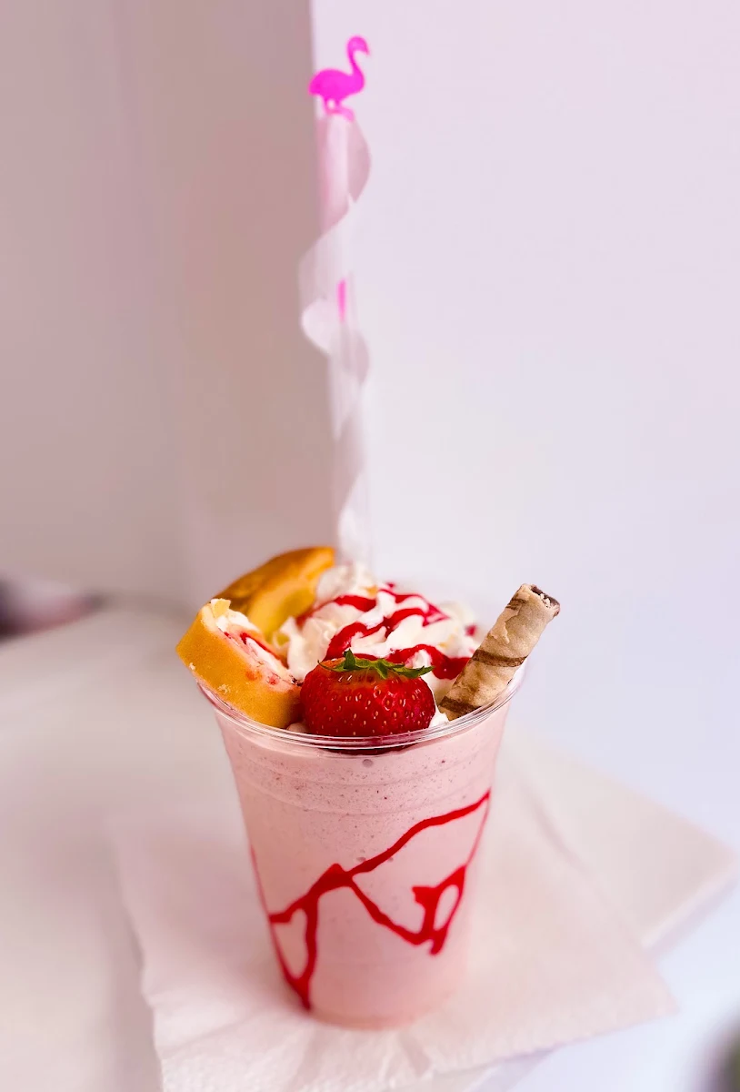 Strawberry Cheesecake Frappe
