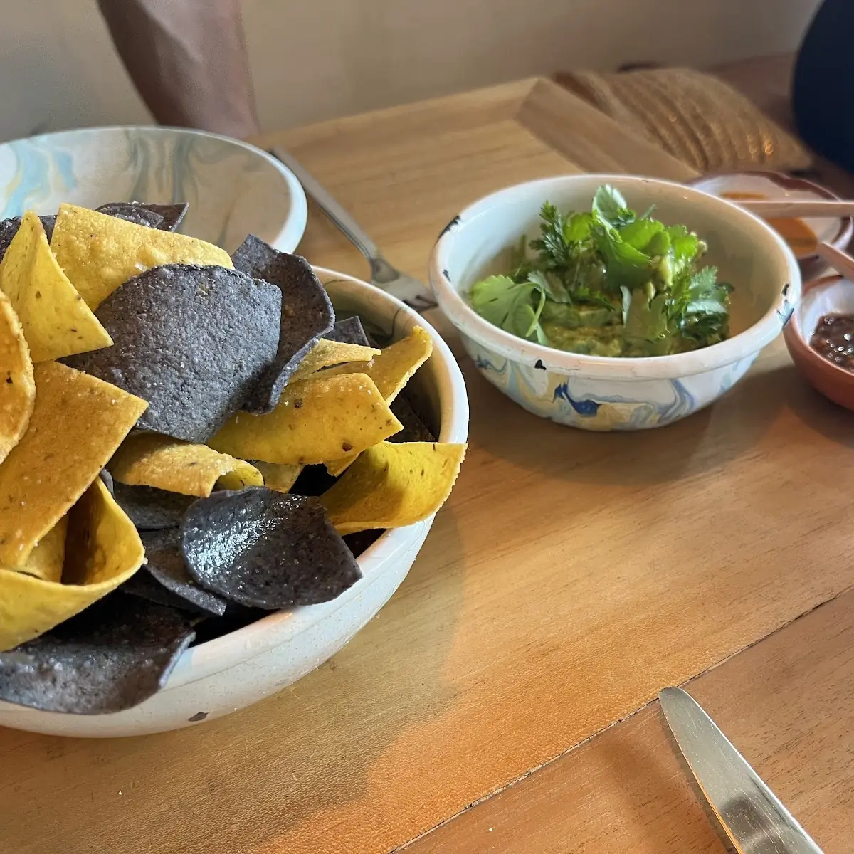 Chips Guacamole and Salsas