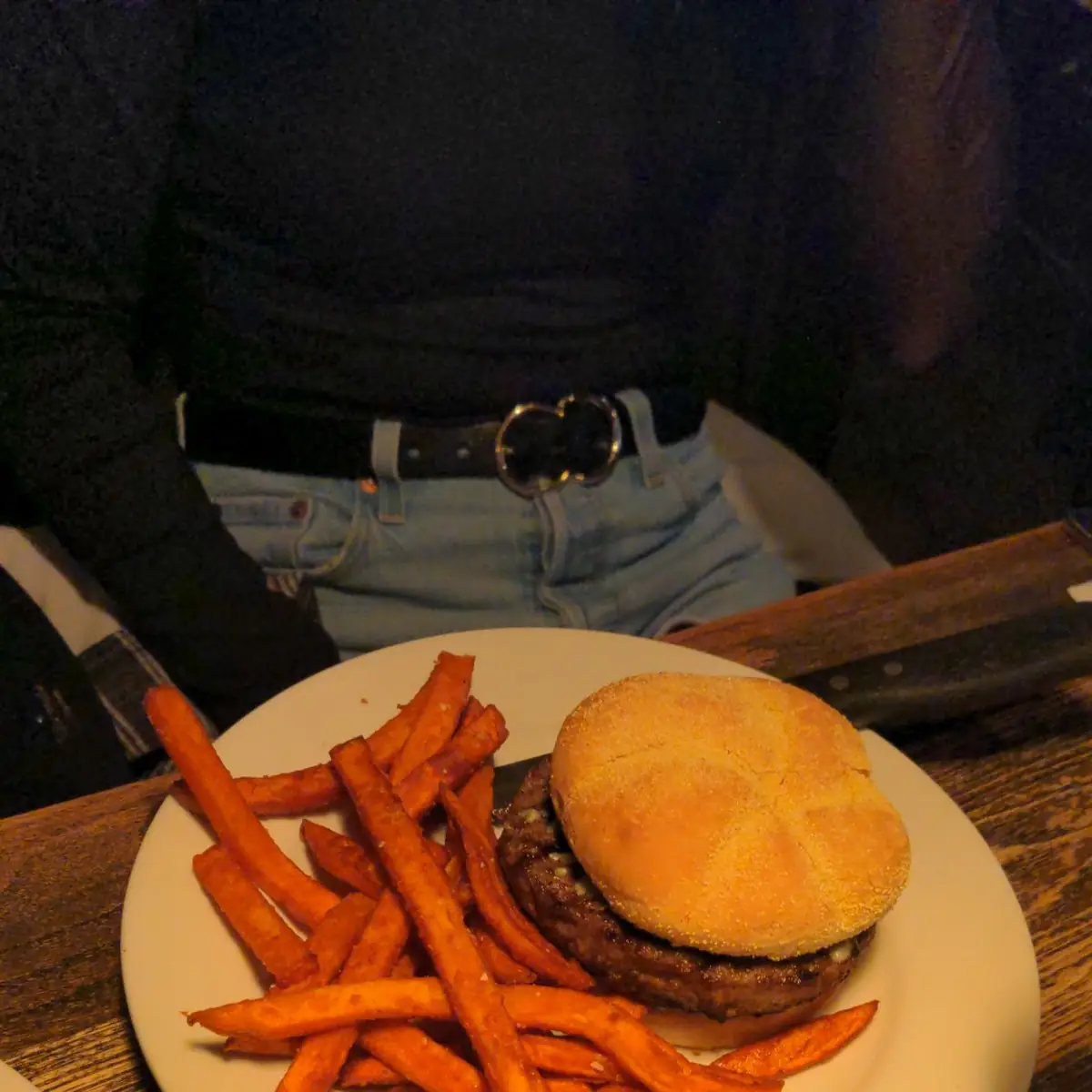 Blue Cheese and Fig Burger