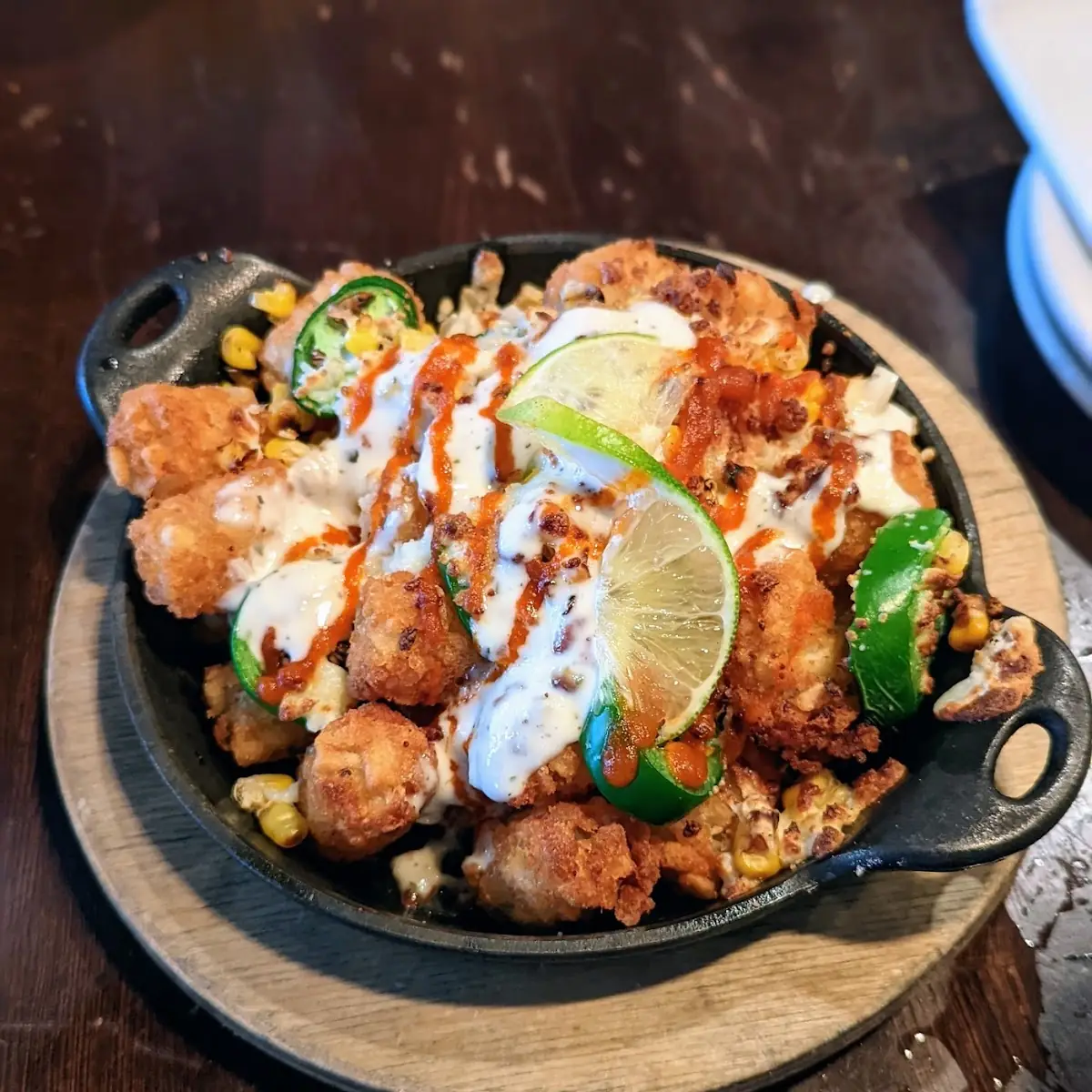 Spicy Street Corn Tots