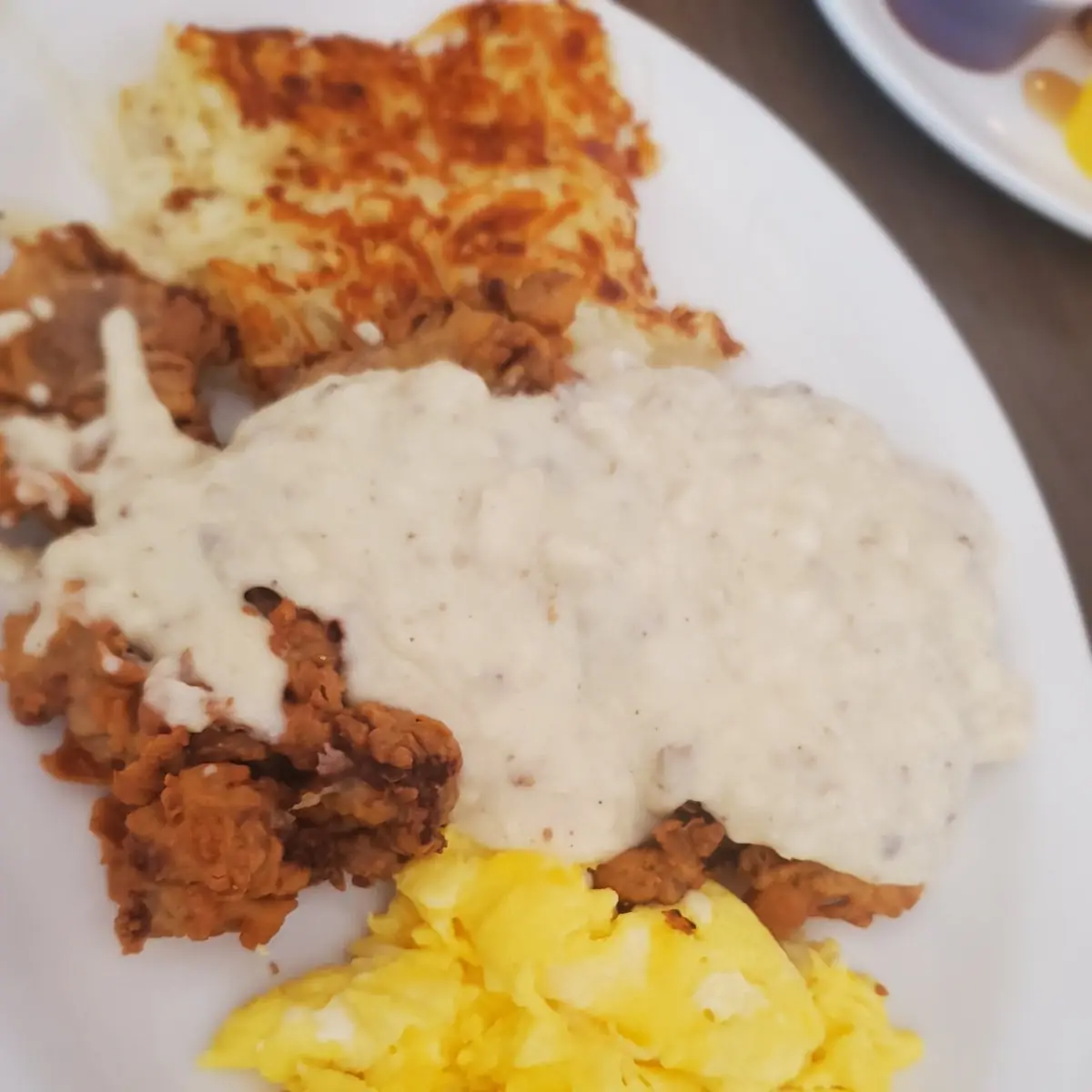 Chicken Fried Steak and Eggs