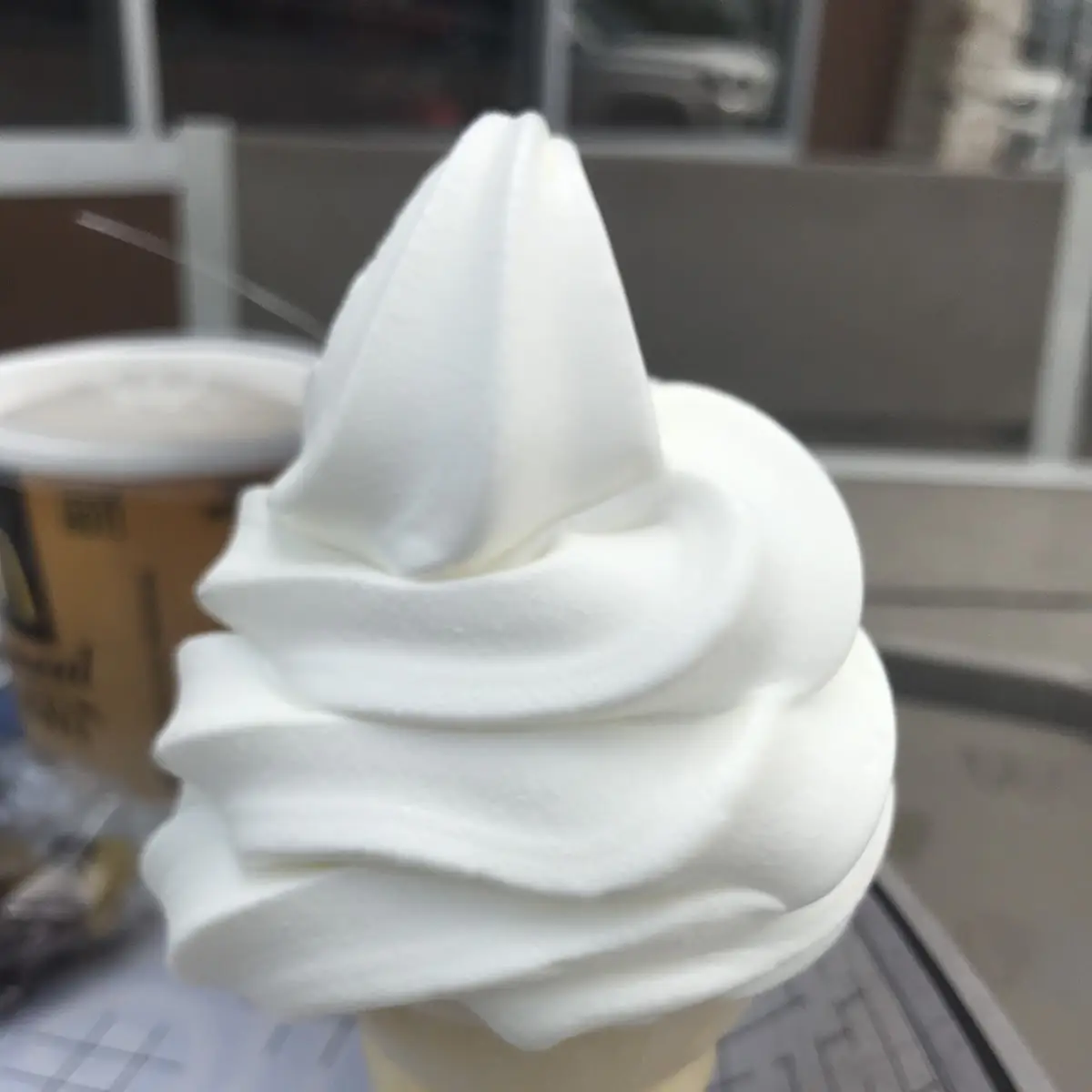 Soft Serve Ice Cream Cone