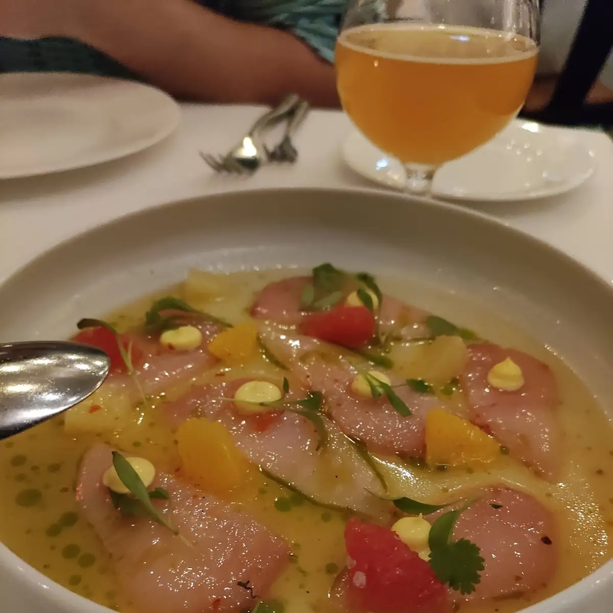 Hamachi Crudo