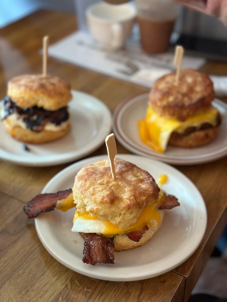 Bacon Egg Cheddar Biscuit