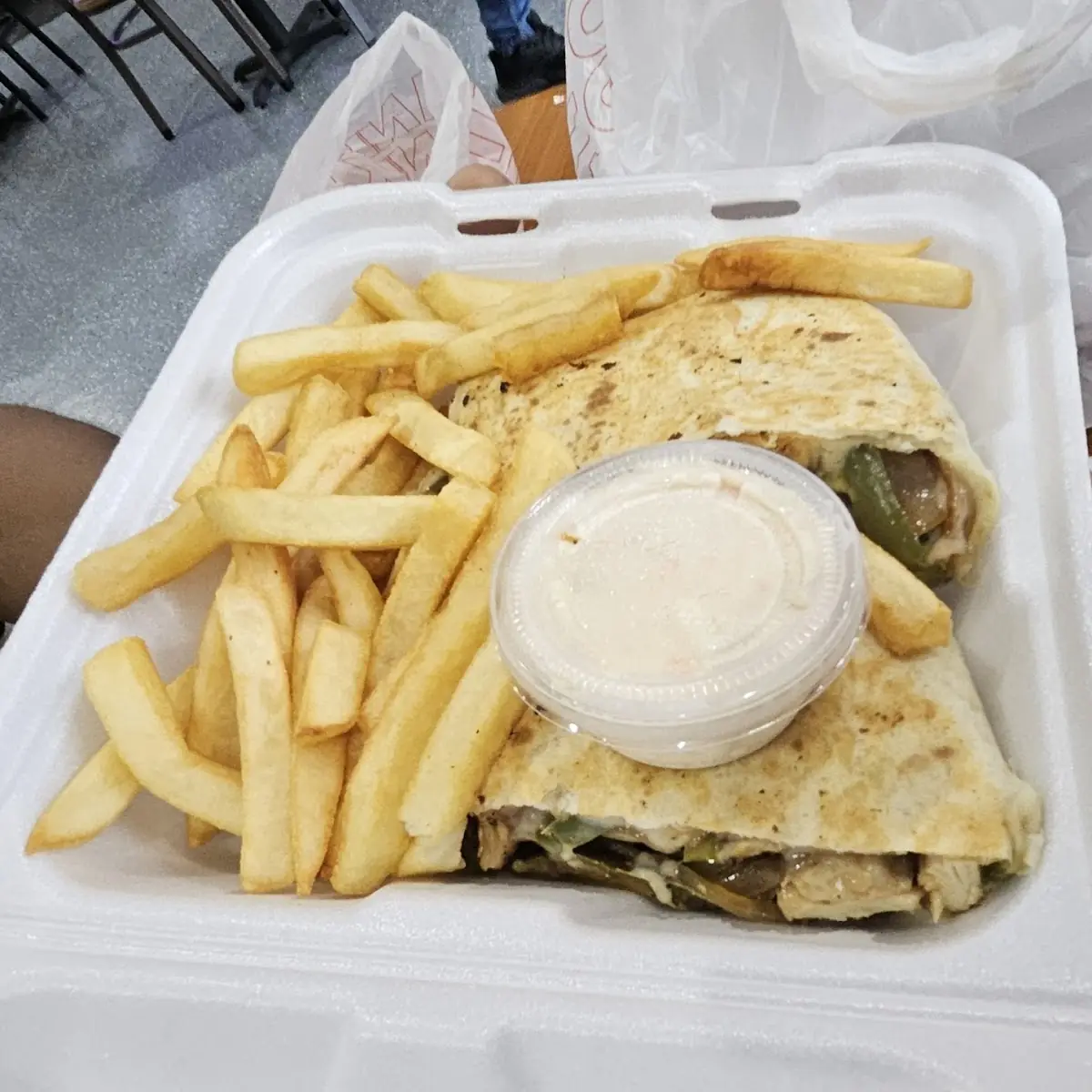 Philly Chicken Wrap