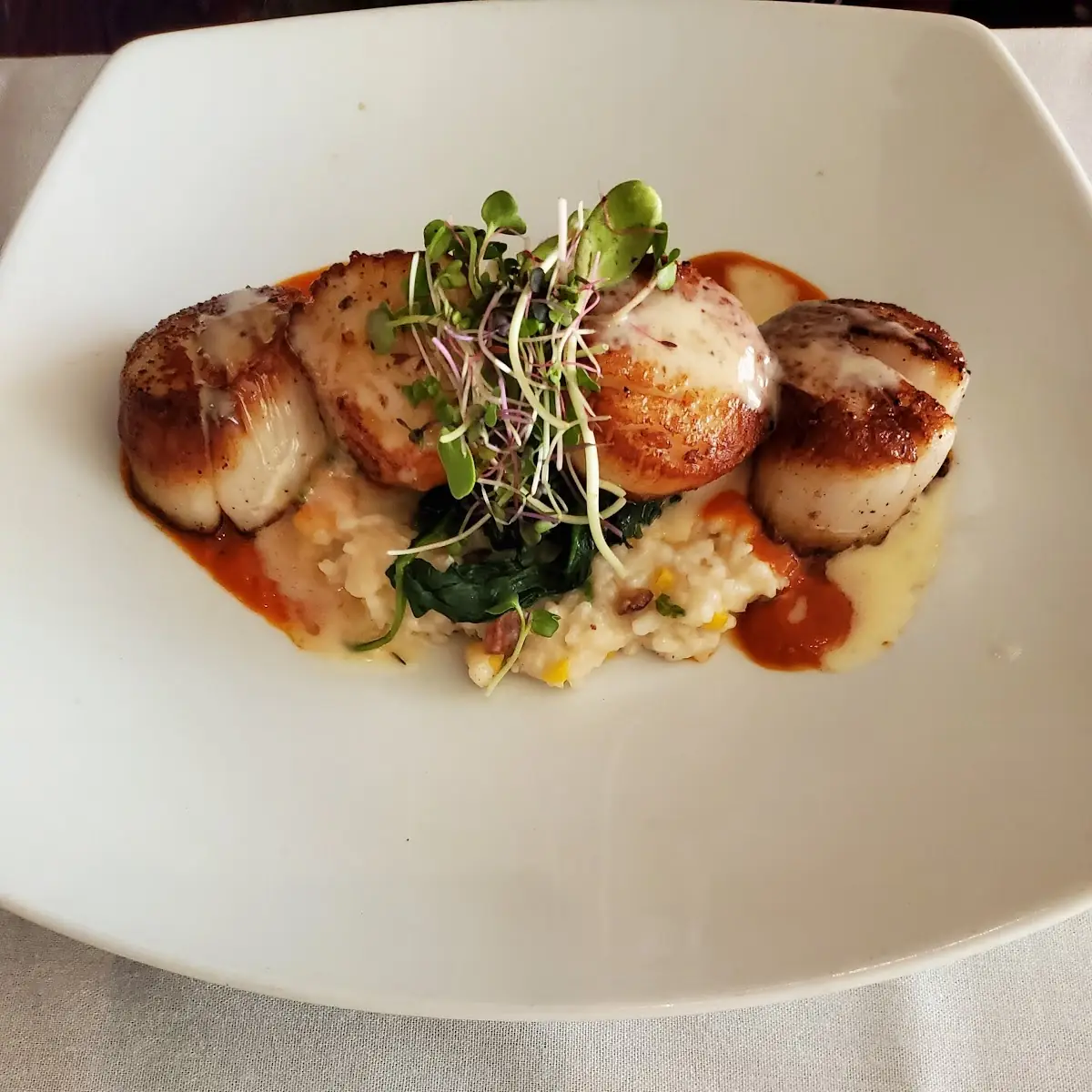 Pan Seared Sea Scallops