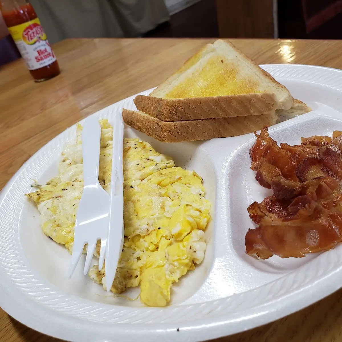 Bacon Eggs Toast